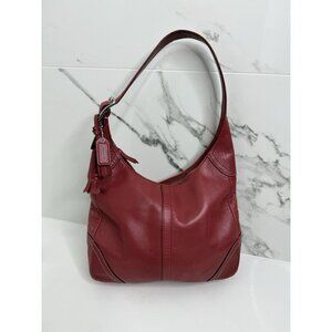 Coach Hamilton Smooth Leather HOBOElegant Red Y2k Leather Women's red Bag
